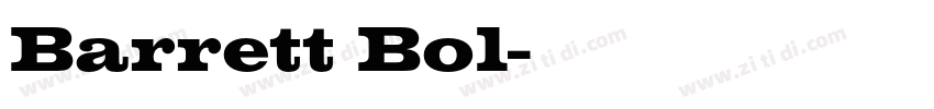 Barrett Bol字体转换